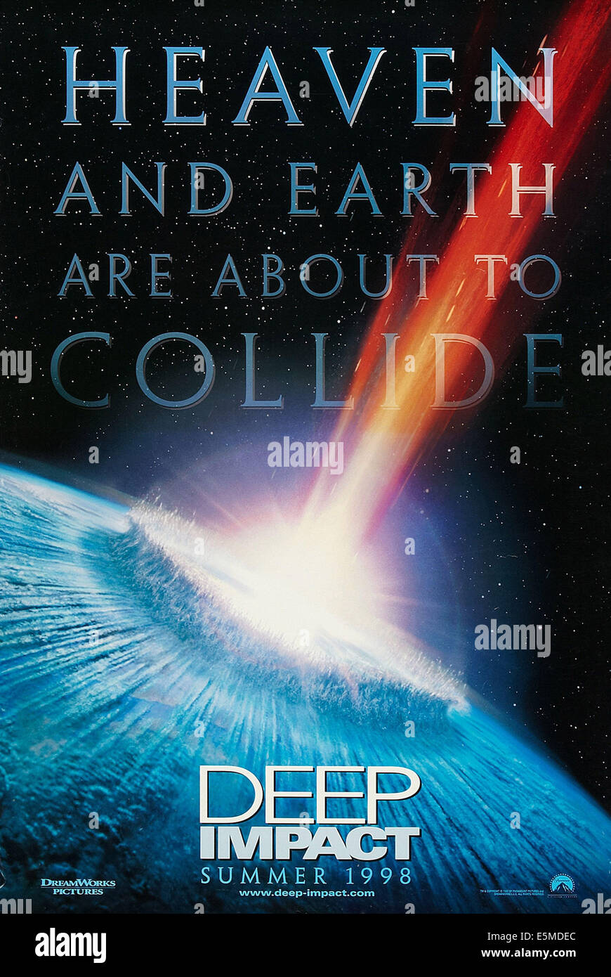 DEEP IMPACT, nosotros poster art, 1998. Foto de stock