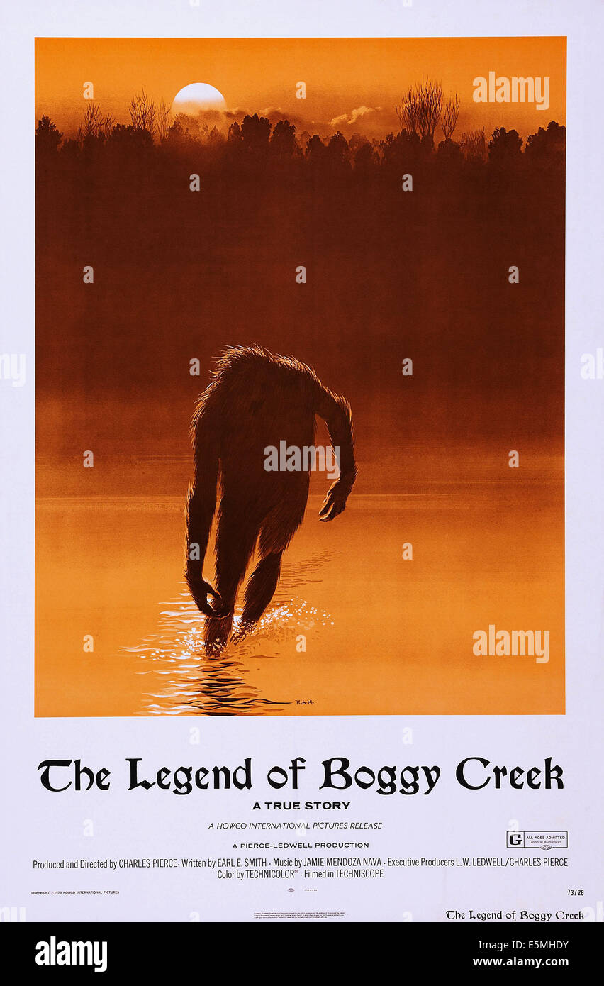 La leyenda de Boggy Creek, nosotros poster art, 1972 Fotografía de