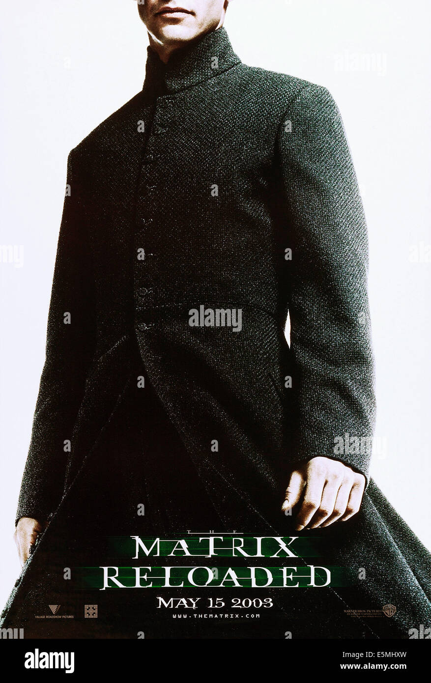 THE Matrix Reloaded, Keanu Reeves en advance poster art 2003, ©Warner Bros. Pictures/cortesía THE Matrix Reloaded, Keanu Reeves en advance poster art 2003, ©Warner Bros. Pictures/cortesía
