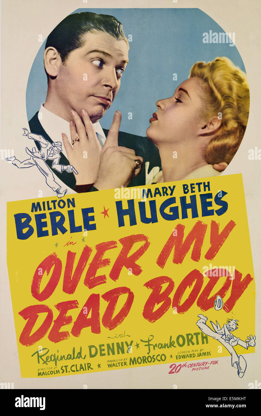 Sobre mi cadáver, desde la izquierda, Milton Berle, Mary Beth Hughes, 1942, TM y copyright ©20th Century Fox Film Corp. Todos los derechos Foto de stock