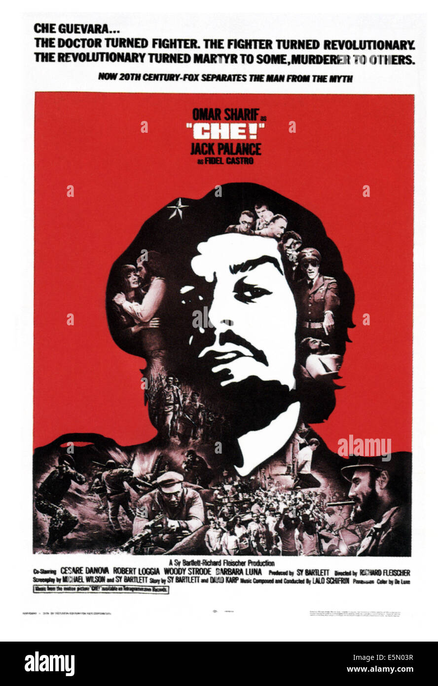 CHE!, centro: Omar Sharif como Che Guevara, 1969, TM y Copyright ©20th Century Fox Film Corp. Todos los derechos reservados./cortesía Foto de stock