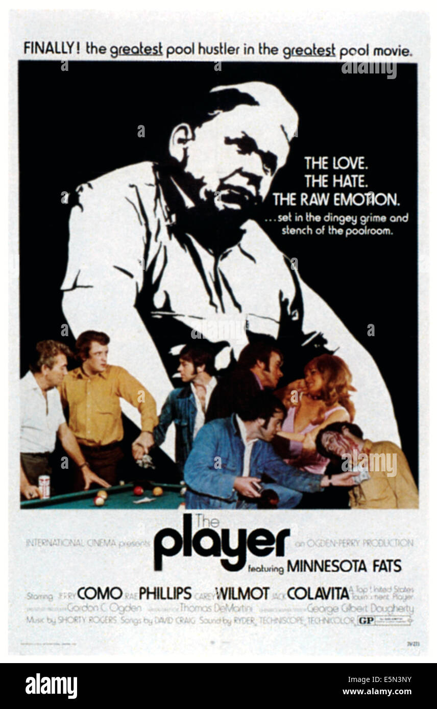 El jugador, 1971 Foto de stock