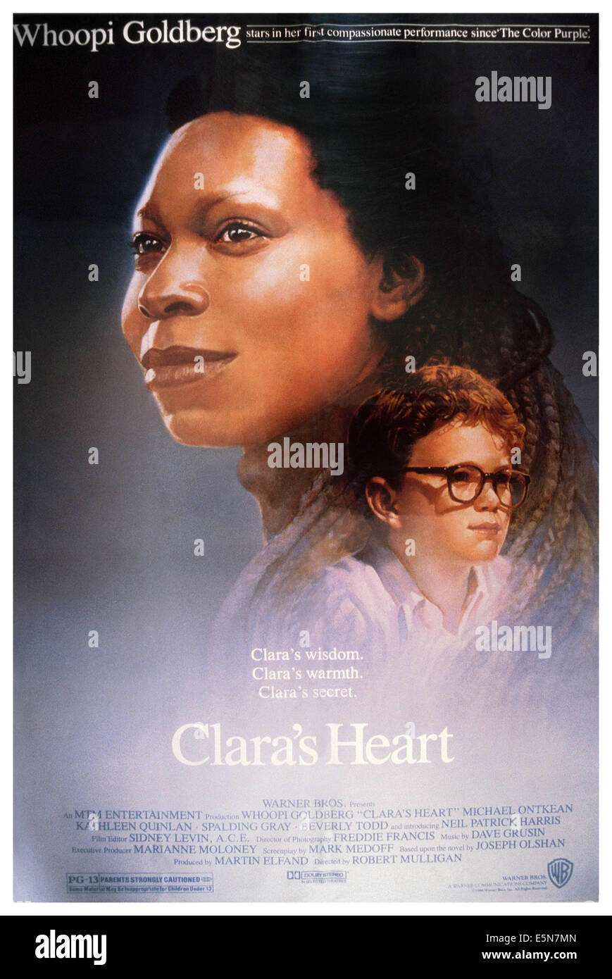 El corazón de Clara, desde la izquierda: Whoopi Goldberg, Neil Patrick Harris, 1988 © Warner Brothers/cortesía Colección Everett Foto de stock