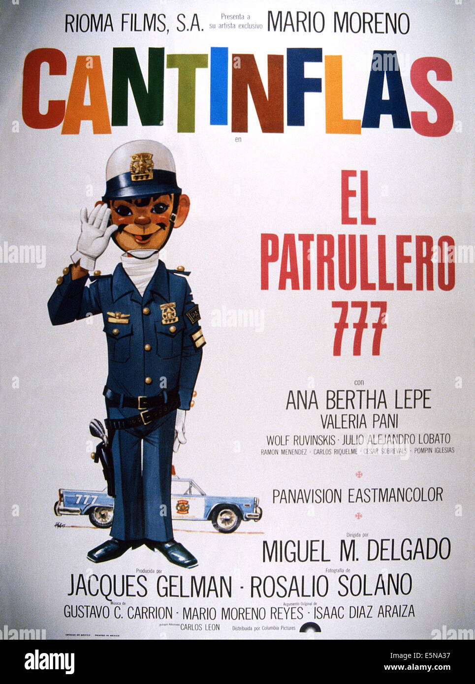 EL PATRULLERO 777 Cantinflas, 1978 © Rioma Films/cortesía Colección Everett Foto de stock