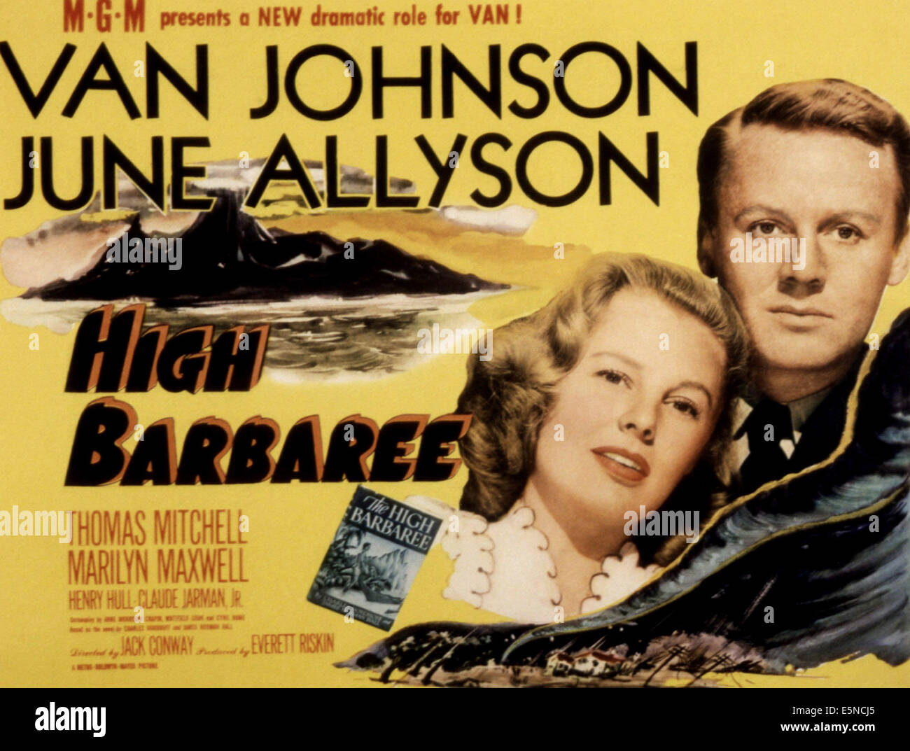 Alta BARBAREE, Junio Allyson, Van Johnson, 1947 Foto de stock