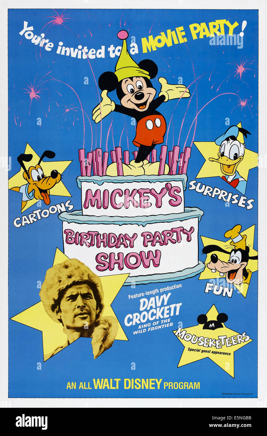 Mickey mouse poster fotografías e imágenes de alta resolución - Alamy