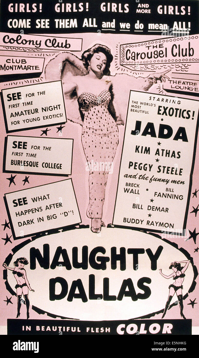 NAUGHTY DALLAS, EE.UU. carteles, Jada, (aka Jada Janet Conforto) 1964 ...