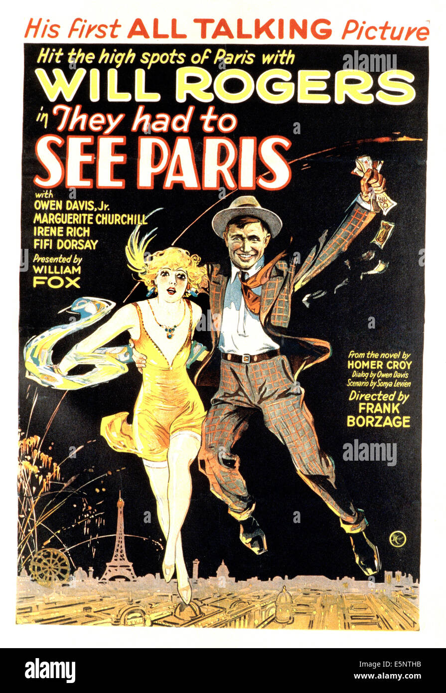 Tenían que ver París, Will Rogers, 1929, TM y copyright ©20th Century Fox Film Corp. Todos los derechos reservados / cortesía: Everett Foto de stock