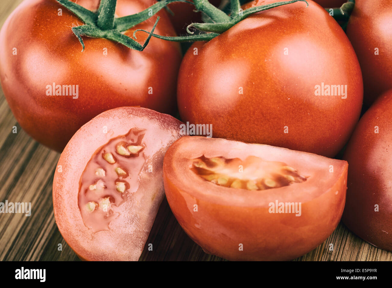 Los tomates, tomate Foto de stock