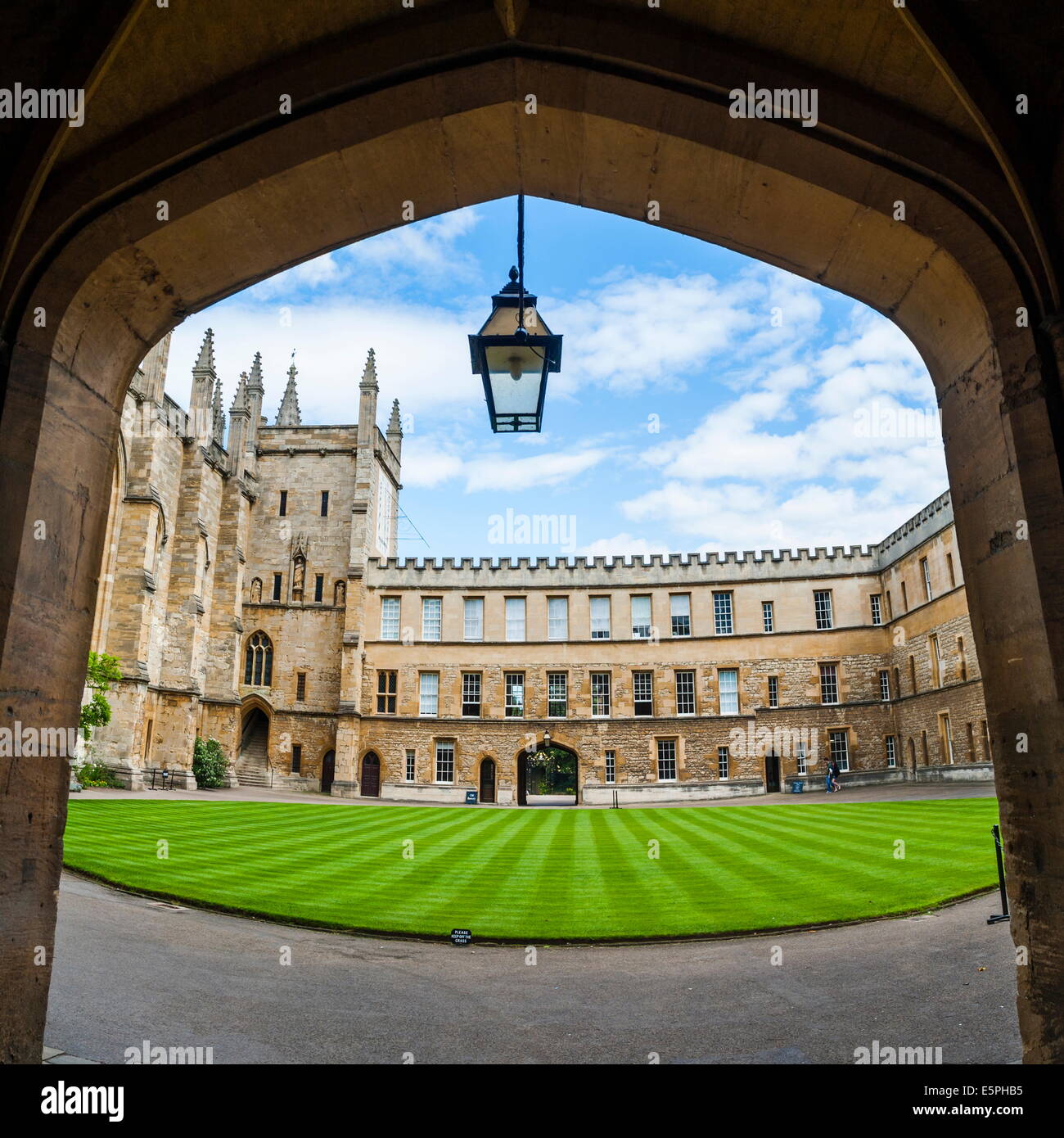 Oxford University College, Oxford, Inglaterra, Reino Unido, Europa Foto de stock