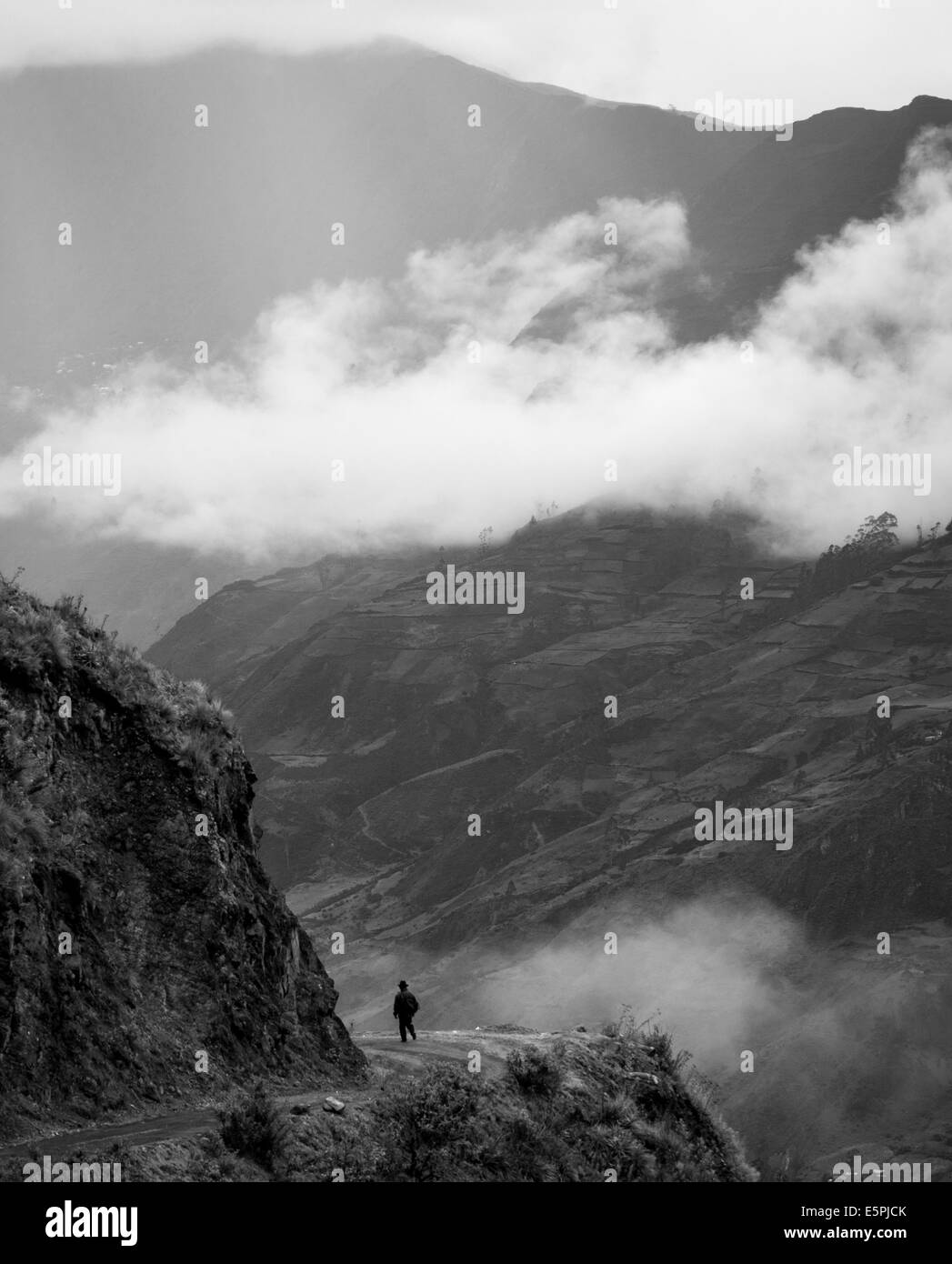 Cordillera real bolivia Imágenes de stock en blanco y negro - Alamy