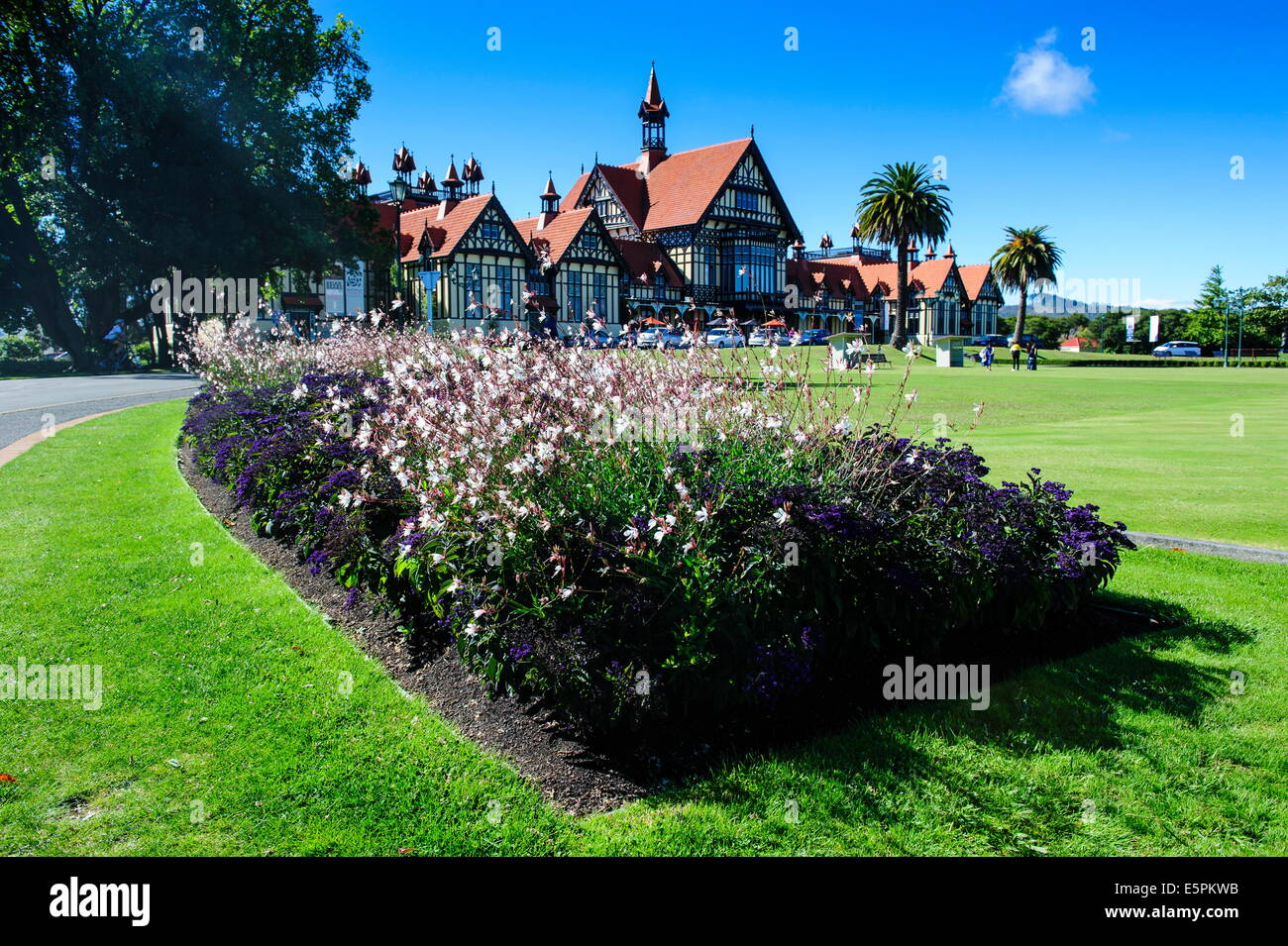 Rotorua Museo de Arte e Historia de Rotorua, Isla del Norte, Nueva Zelanda, el Pacífico Foto de stock