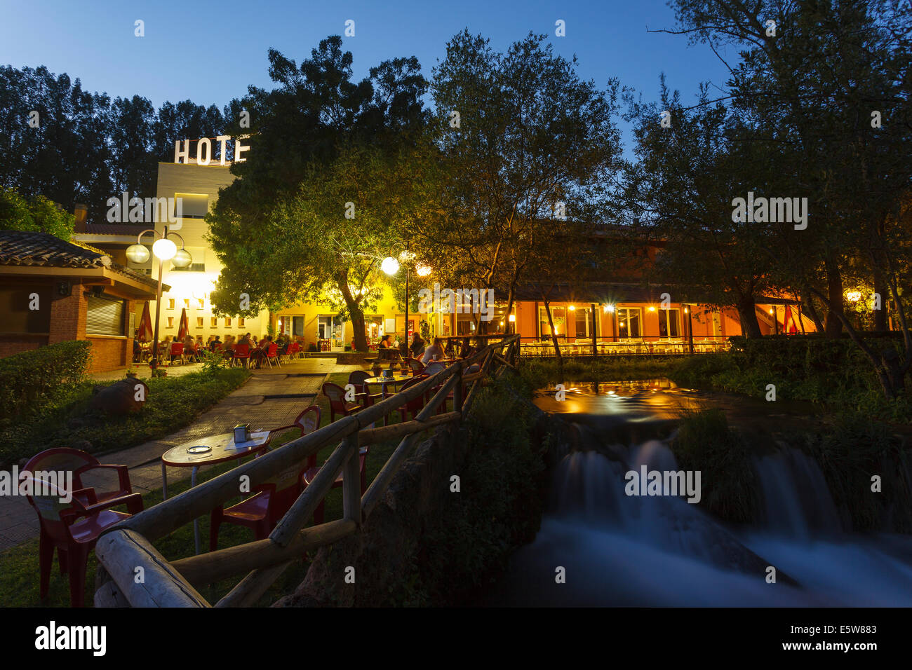 Hotel. Serranía de Cuenca. Cuenca de la Provence. Castilla La Mancha.  España Fotografía de stock - Alamy