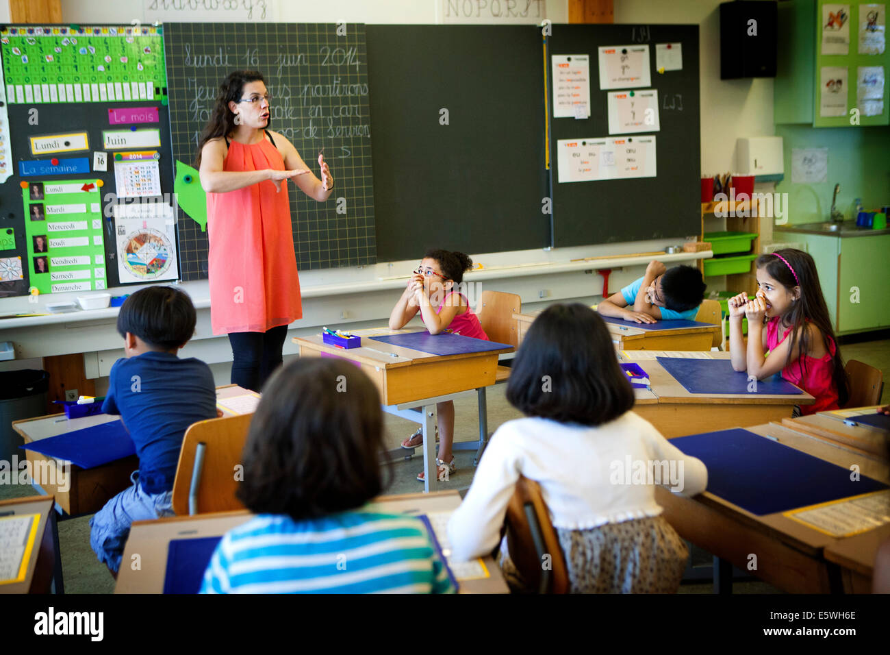 Escuela primaria Foto de stock