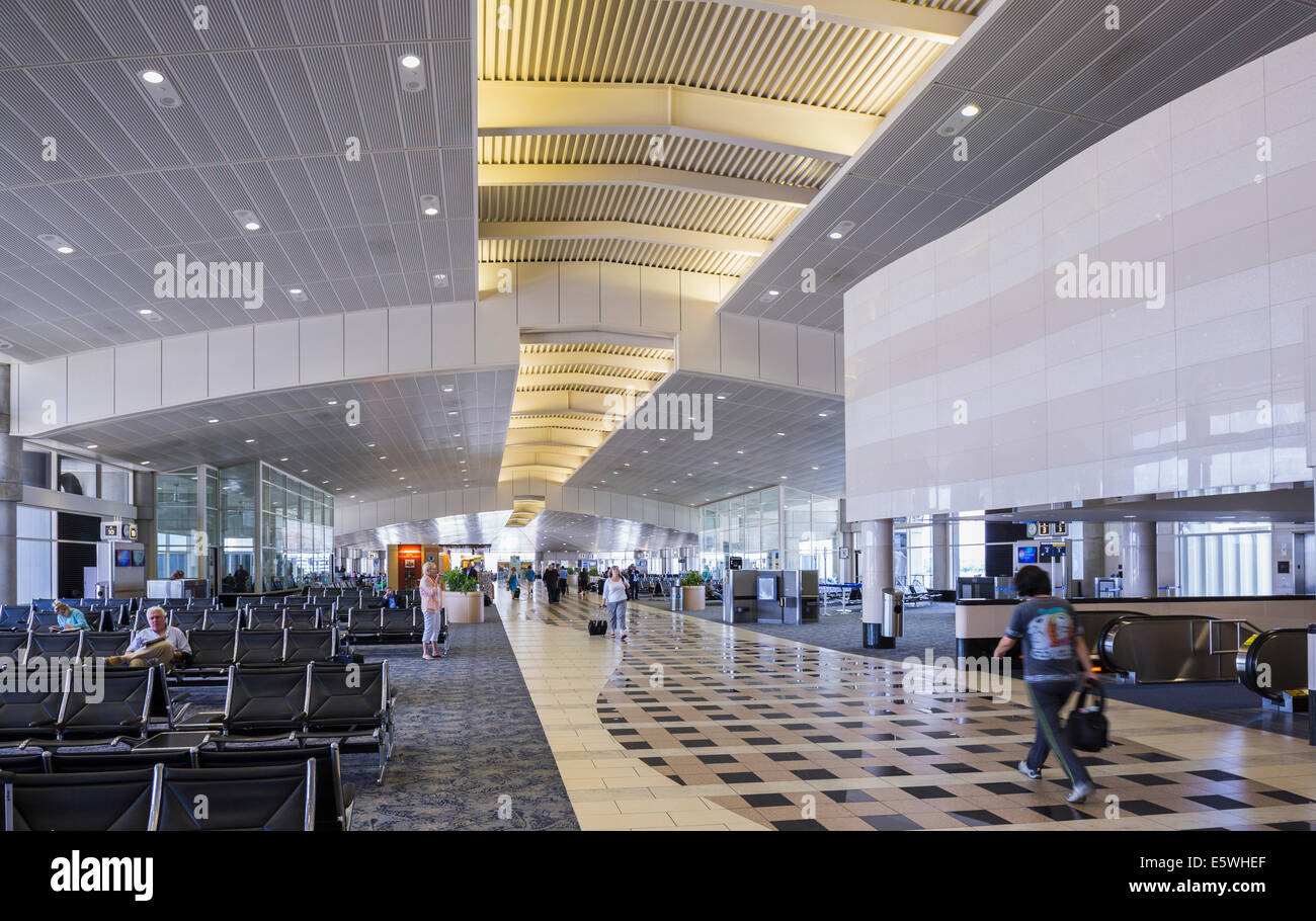 El Aeropuerto Internacional de Tampa lounge, Tampa, Florida, EE.UU. Foto de stock