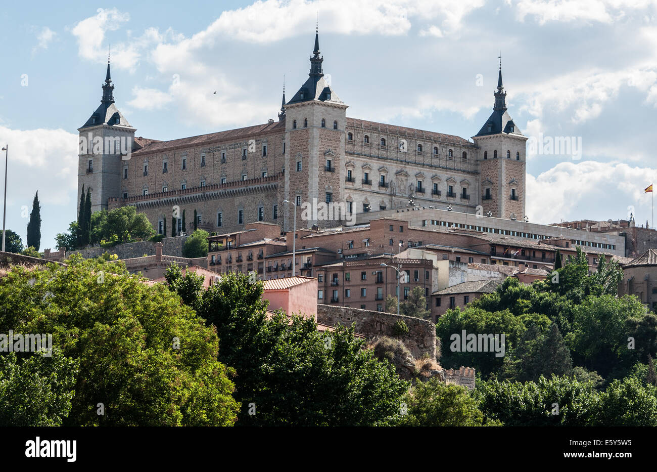 Alcázar de Toledo Foto de stock