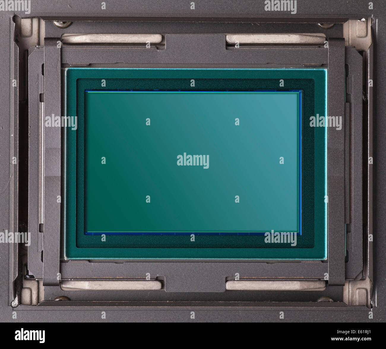 Nikon D1 sensor CMOS con filtro anti aliasing Foto de stock