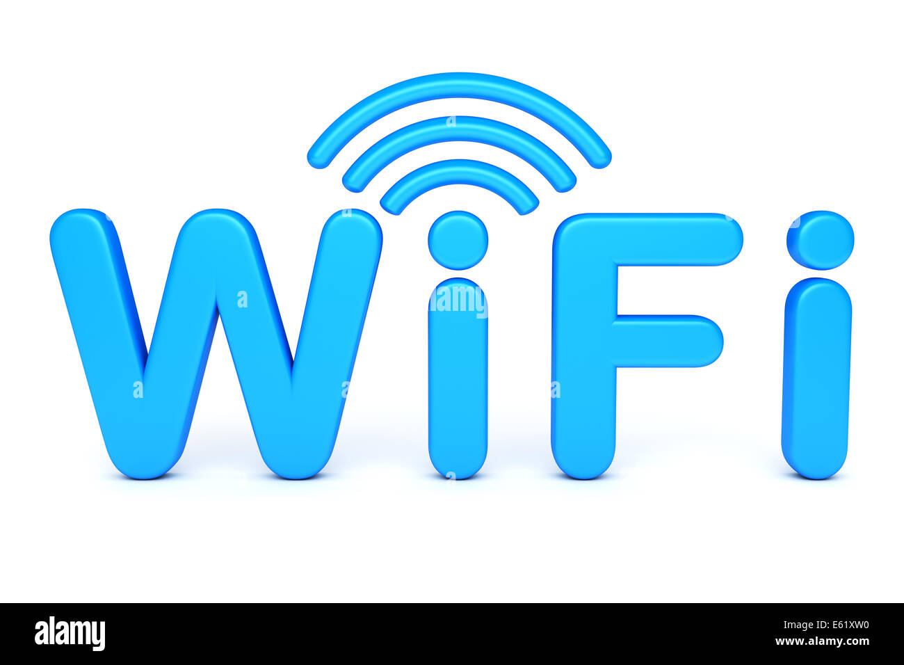 Símbolo de WiFi Foto de stock