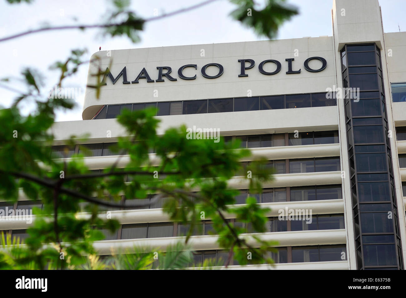 Marco Polo Hotel en Cebú, Filipinas Foto de stock