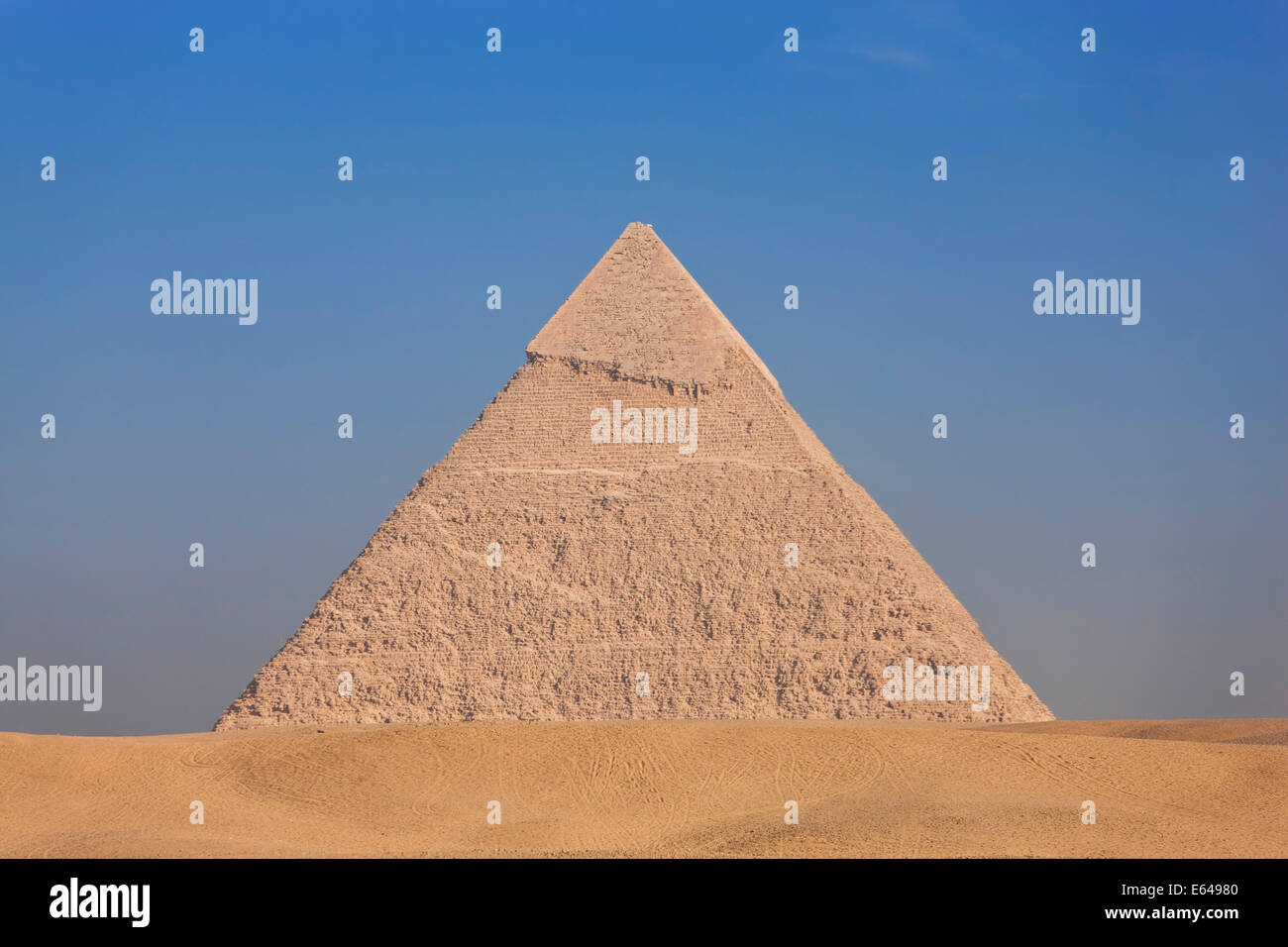 Pirámides en Giza, Egipto Foto de stock
