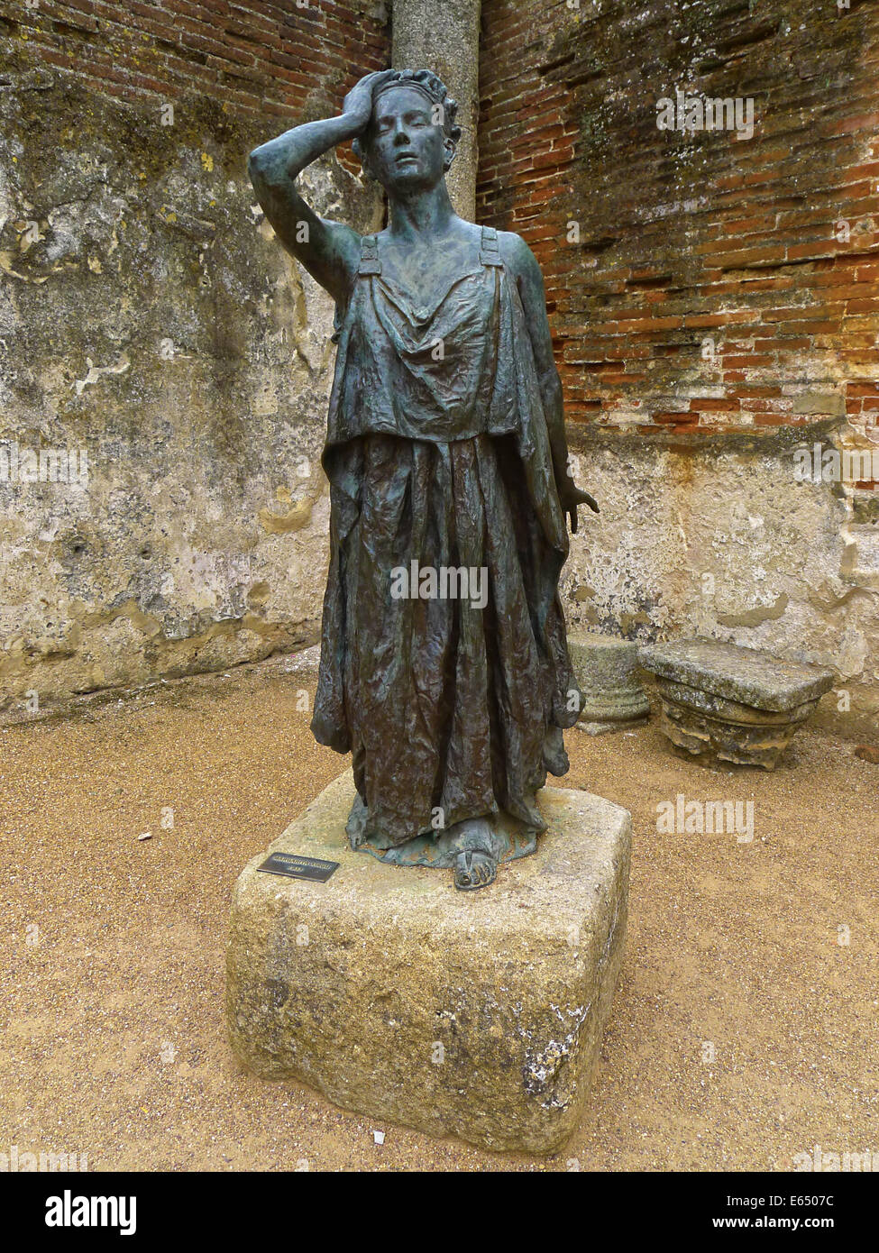 Estatua de bronce Foto de stock