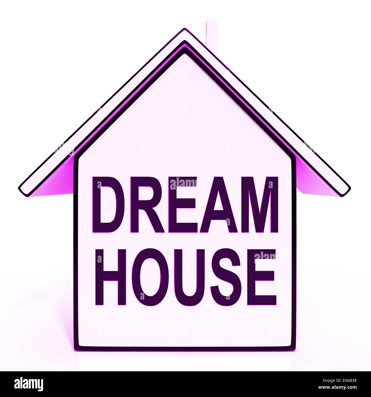 Dream House Casa significado perfecto para la familia Fotografía de