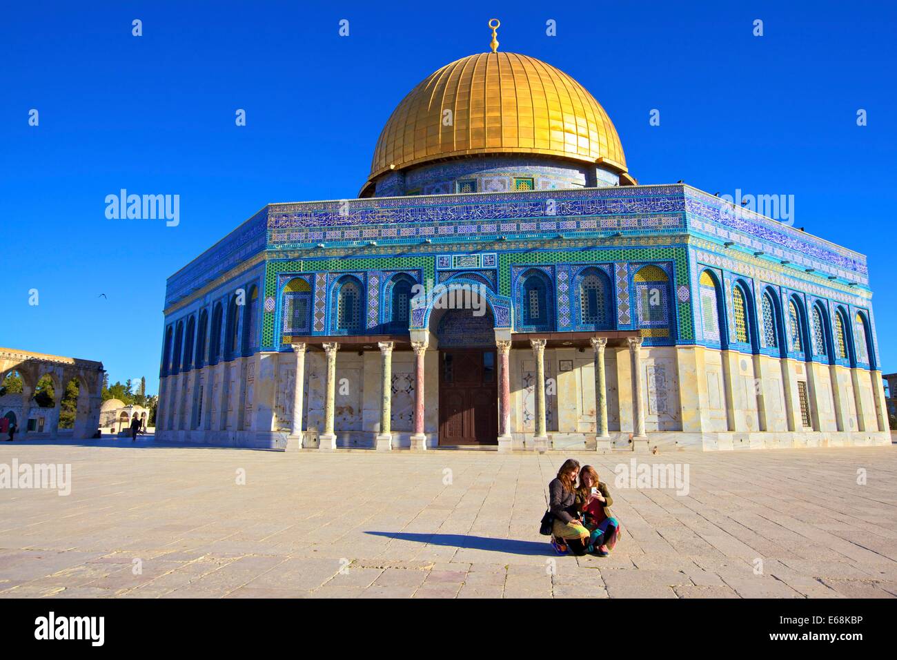 El Monte del Templo, en Jerusalén, Israel, Oriente Medio Foto de stock