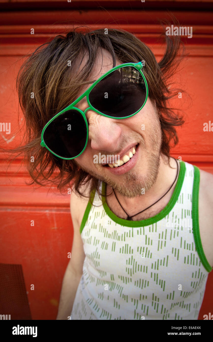 Estilo de vida,gafas de sol,cool,desorientado Foto de stock