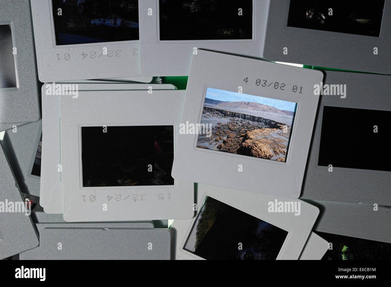 35mm diapositivas fotográficas - película diapositiva Foto de stock