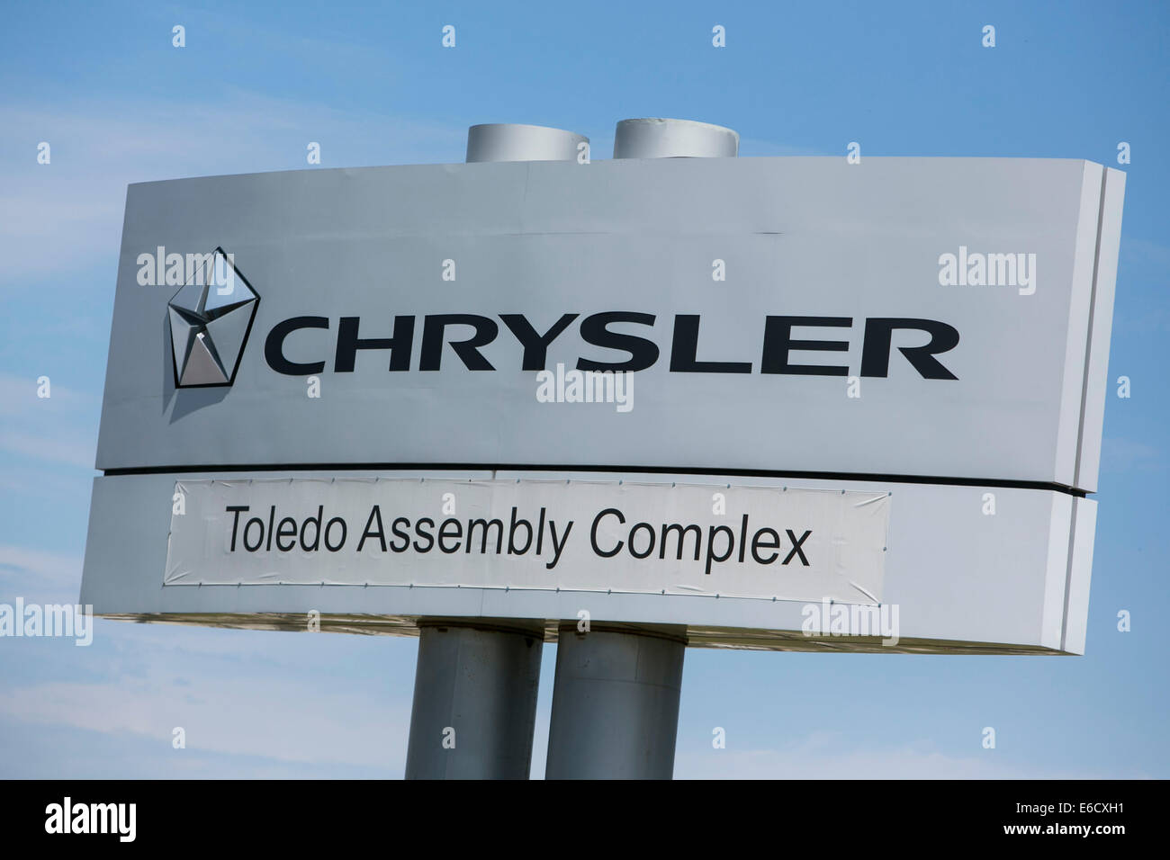 El complejo conjunto de Toledo de Chrysler en Toledo, Ohio. La planta de fabricación de vehículos Jeep. Foto de stock