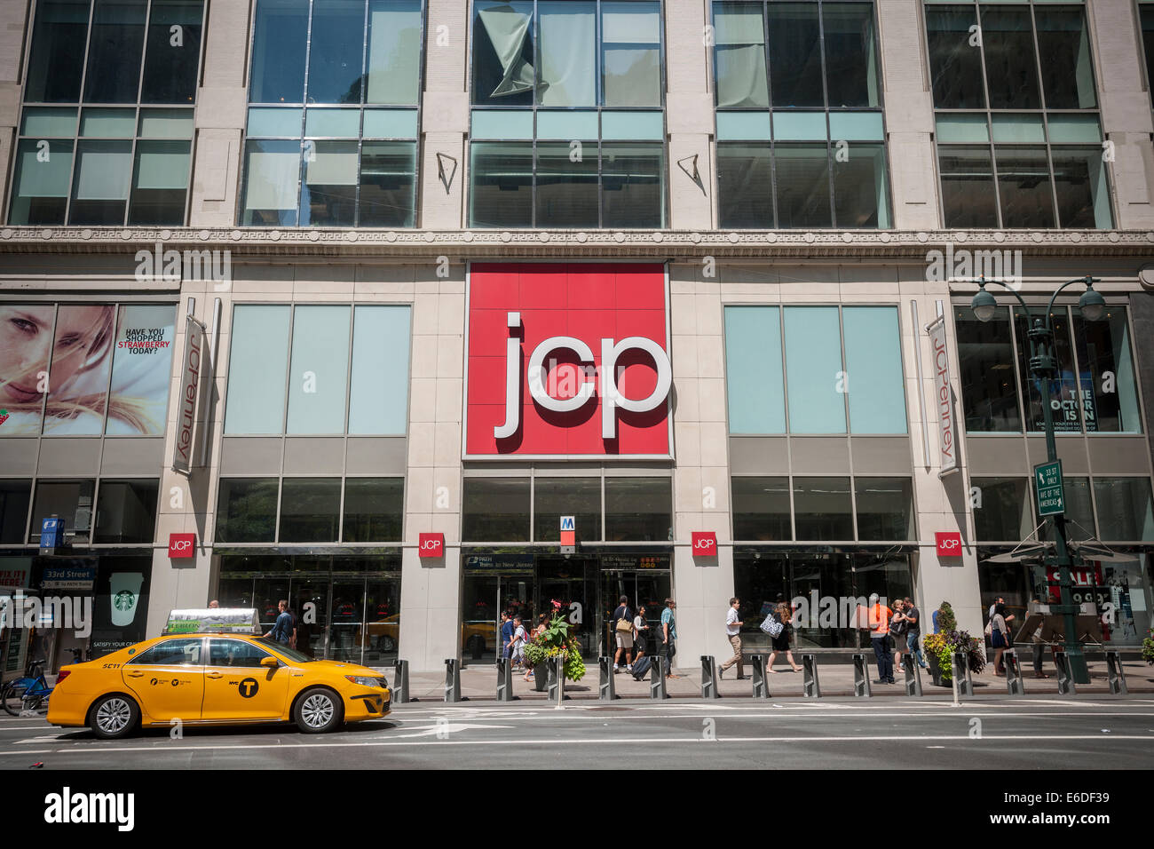 El Midtown Manhattan, J.C.Penney department store en Nueva York