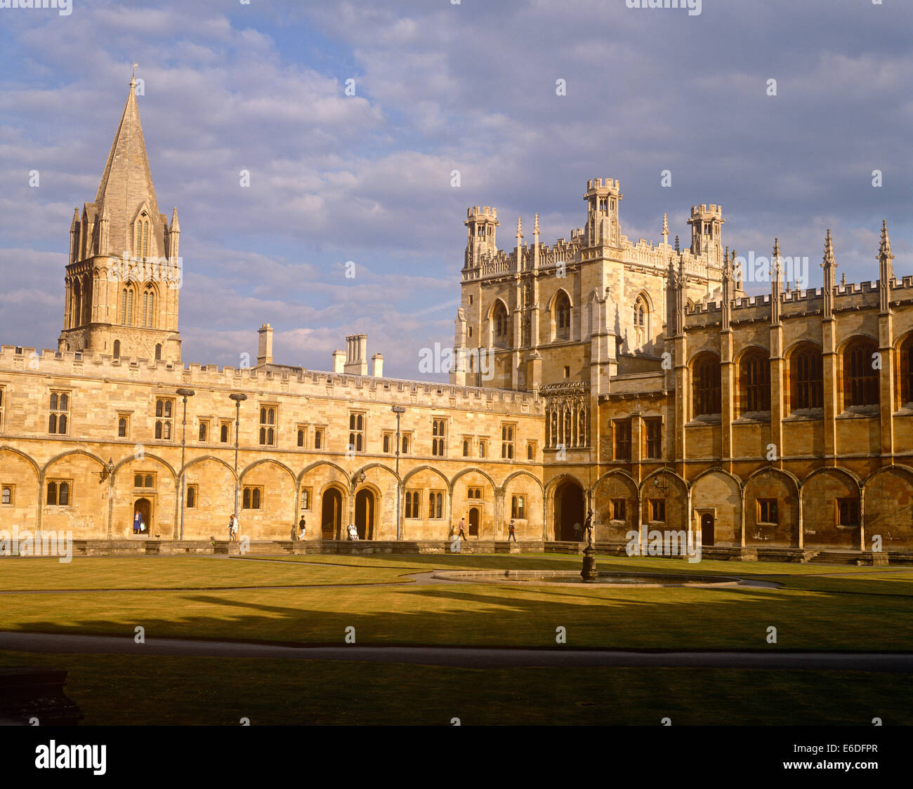 Christchurch College y la catedral de Oxford Reino Unido Foto de stock