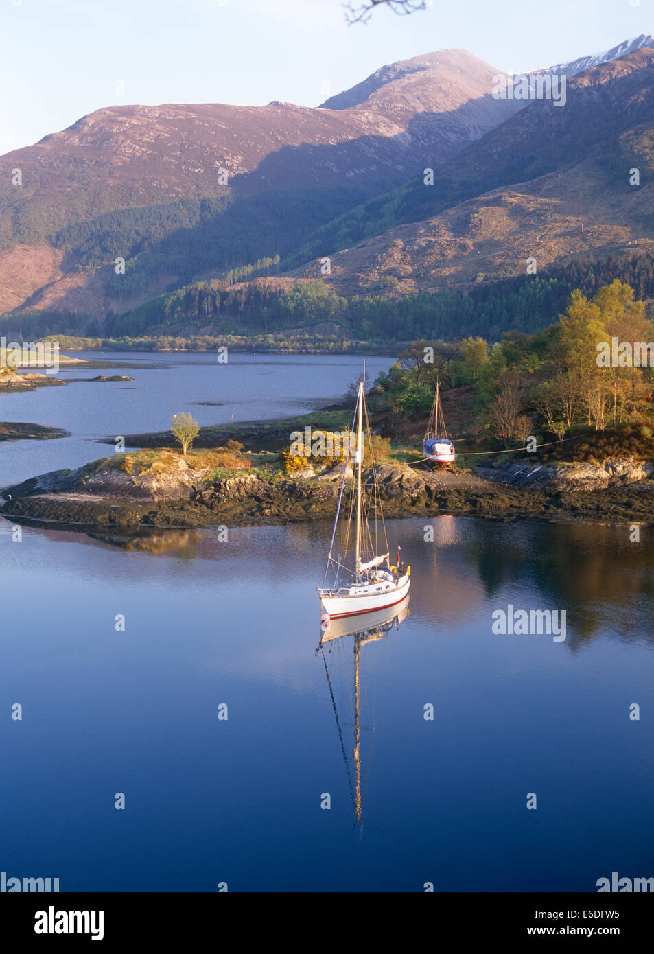 Loch leven ballachulish Highlands de Escocia uk Foto de stock