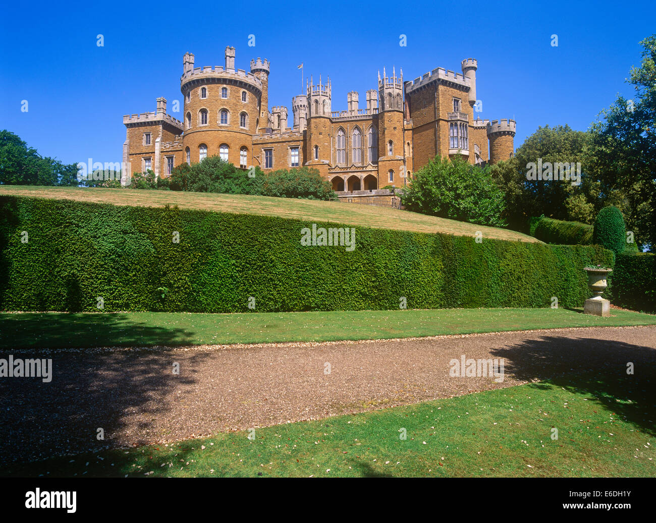 Castillo de Belvoir belvoir leicestershire uk Foto de stock