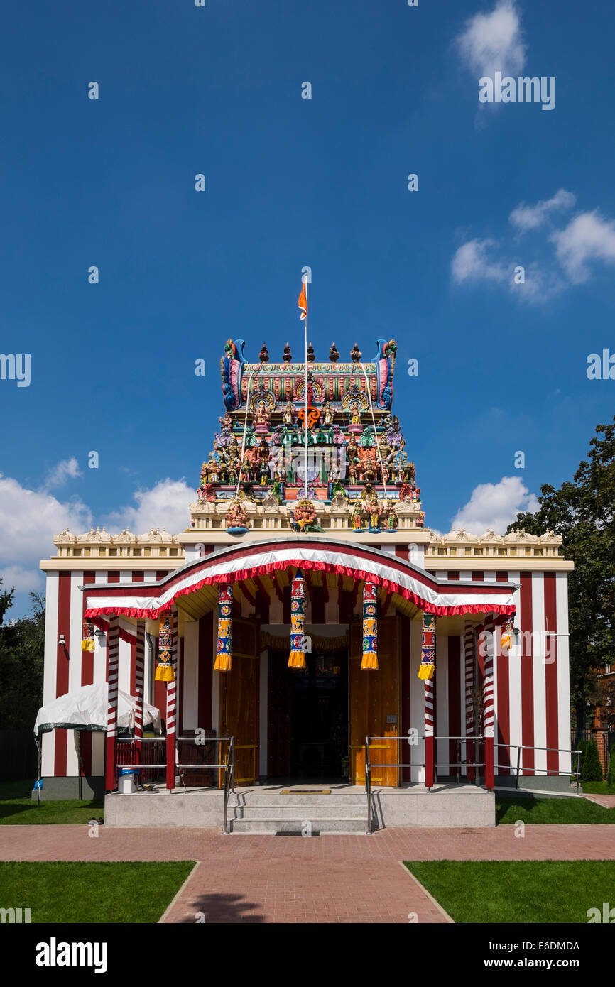 Templo Sri Mayurapathy Murugan Tamil en Berlín Alemania Foto de stock
