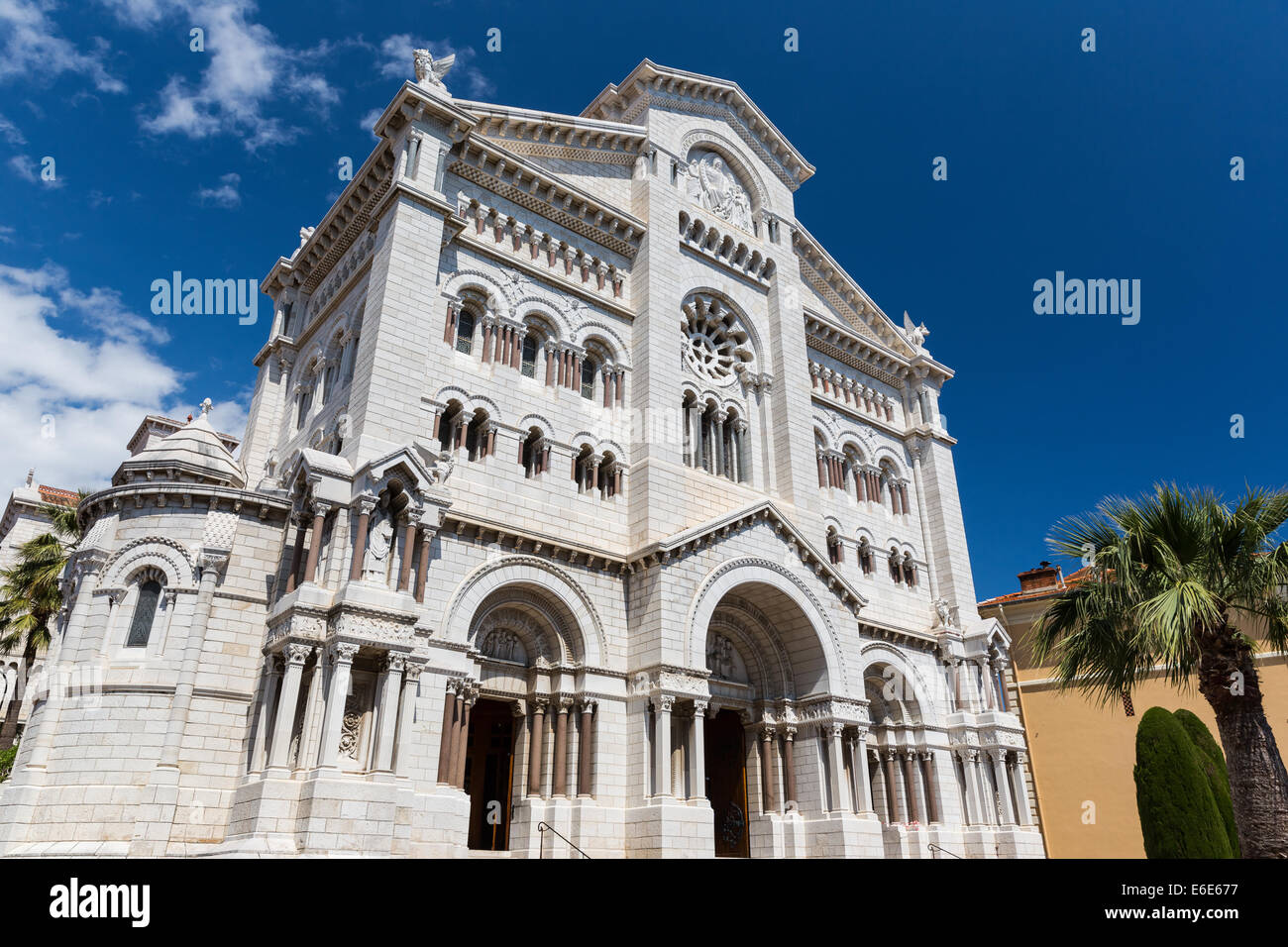 San Nicolás, Catedral de Mónaco Foto de stock