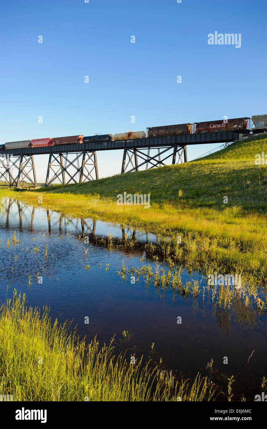 Puente de alto nivel lethbridge fotografías e imágenes de alta
