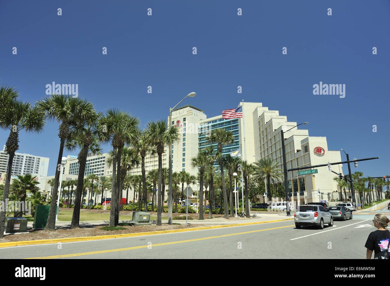 Hotel Hilton Daytona Beach, Florida, EE.UU. Foto de stock
