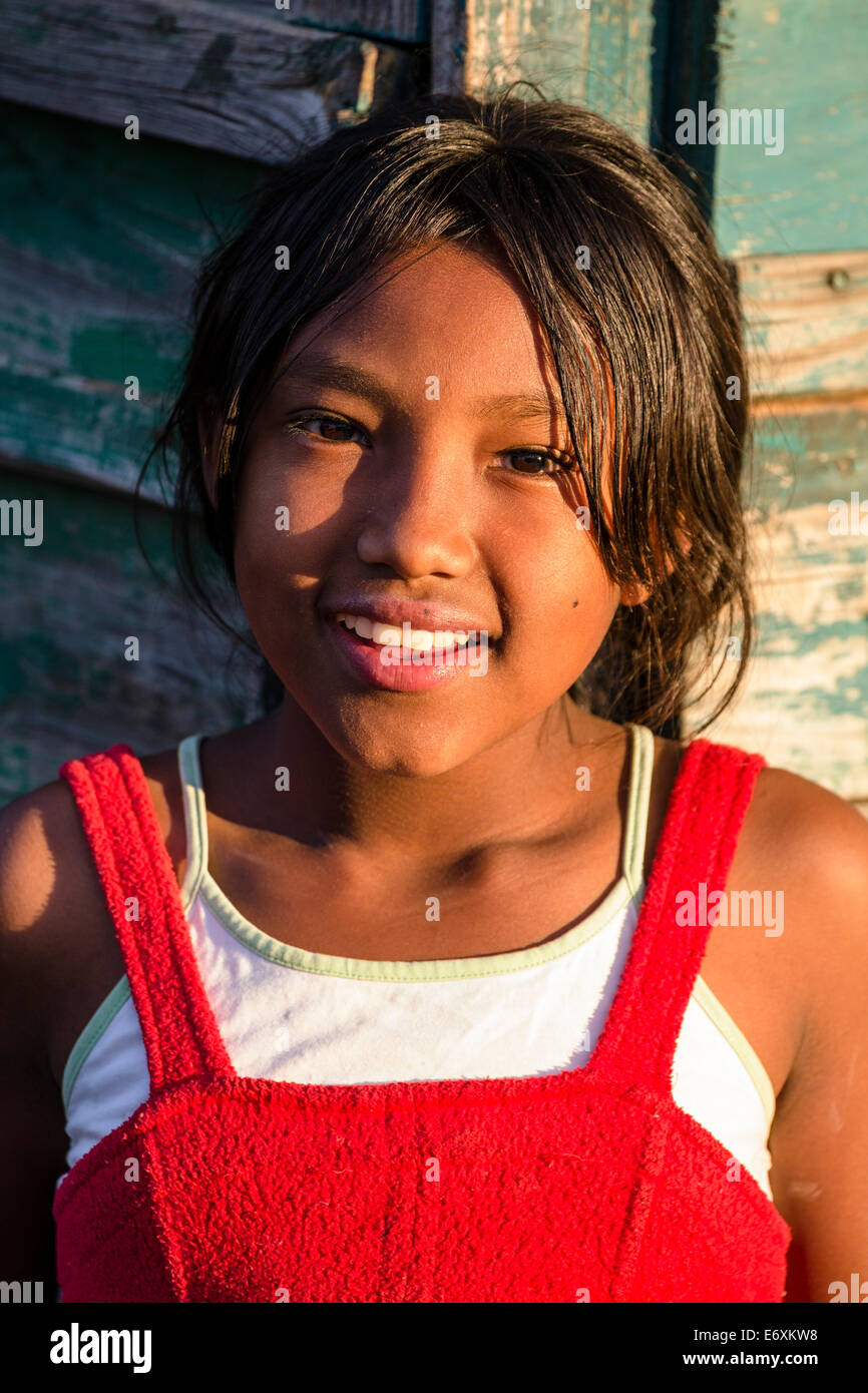 Madagascar Bara chica de la tribu, Ranohira, en el sur de Madagascar, África Foto de stock