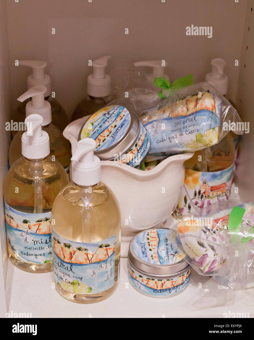 Juego de jabón para manos - EE.UU Foto de stock