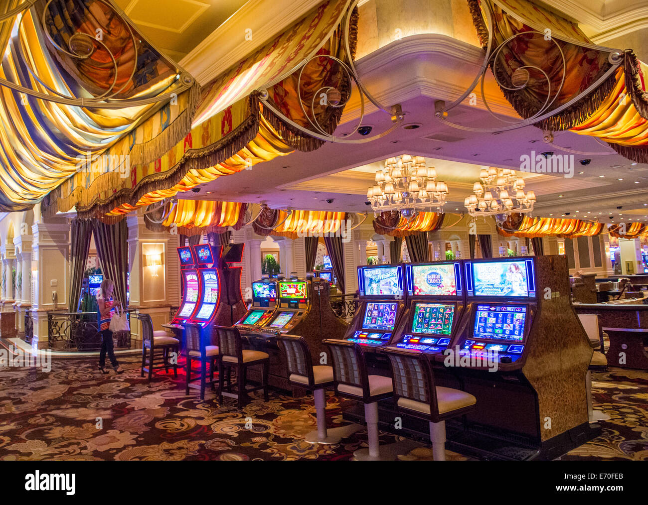 El interior del Bellagio Hotel y casino en Las Vegas Fotografía de stock -  Alamy