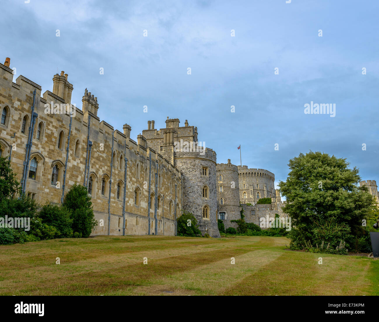 El Castillo de Windsor es una residencia real en Windsor en el condado inglés de Berkshire. Foto de stock