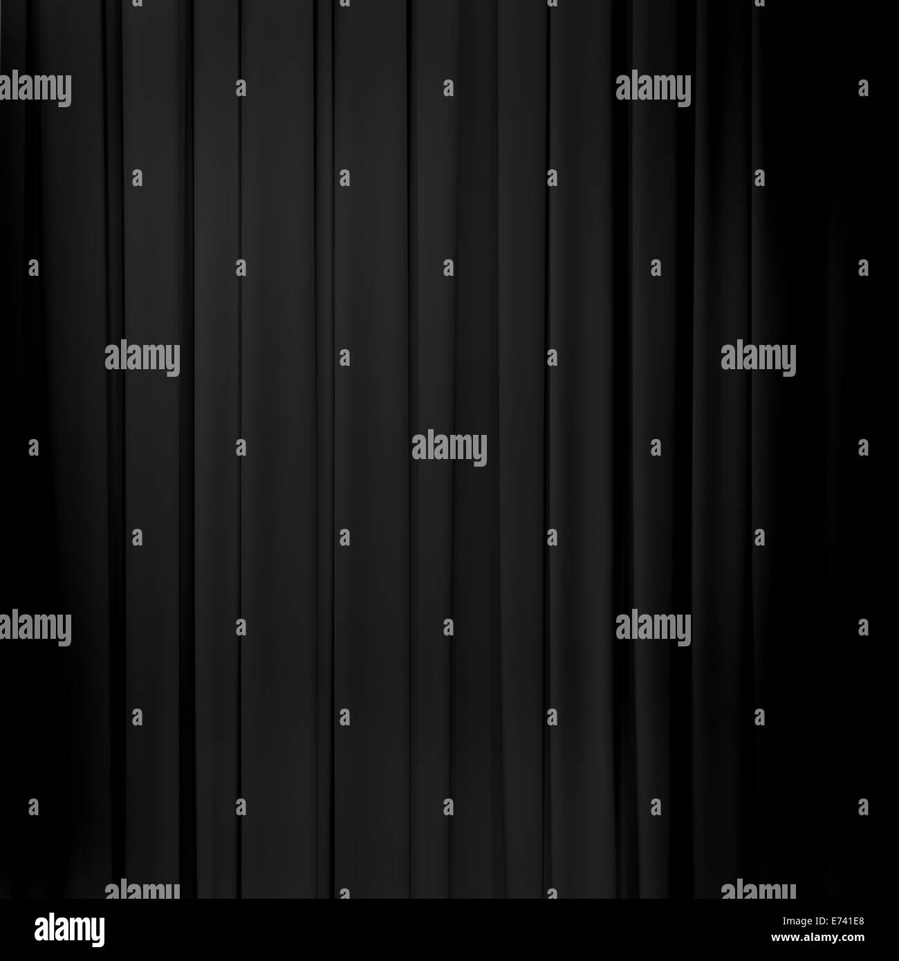 O cortina blackout fondo negro Foto de stock
