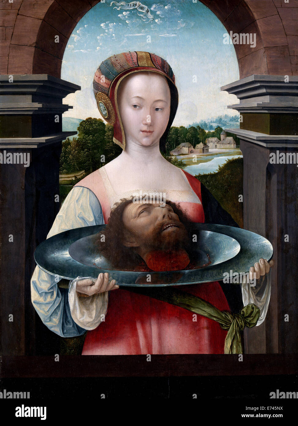 Salomé con la cabeza de Juan el Bautista por Jacob Cornelisz van Oostsanen, 1524 Fotografía de Salomé con la cabeza de Juan el Bautista por Jacob Cornelisz van Oostsanen, 1524 Fotografía de