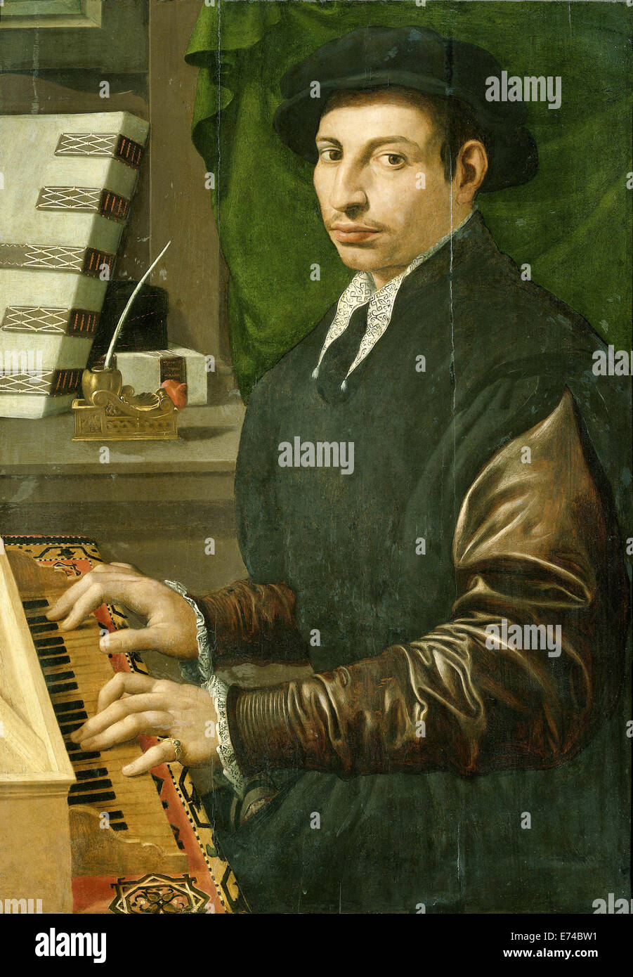 El Shamrock acorde Player - por Francesco Traballesi, 1554 - 1570 Foto de stock
