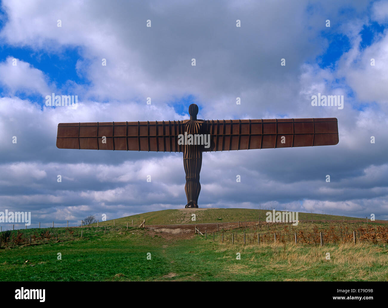 El Ángel del Norte Gateshead Tyne y desgaste Foto de stock