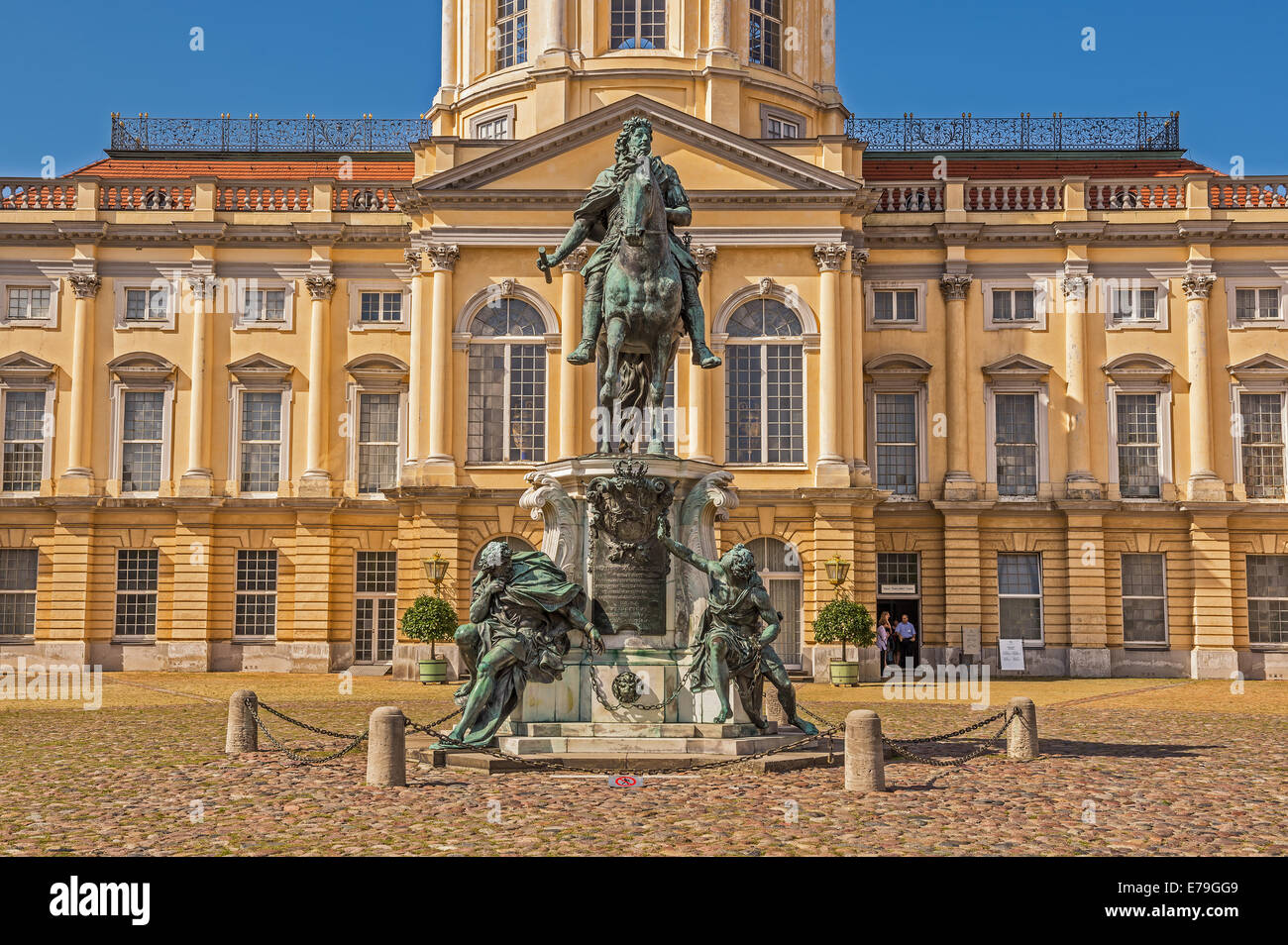 El Palacio de Charlottenburg (Schloss Charlottenburg) en Berlín. Foto de stock