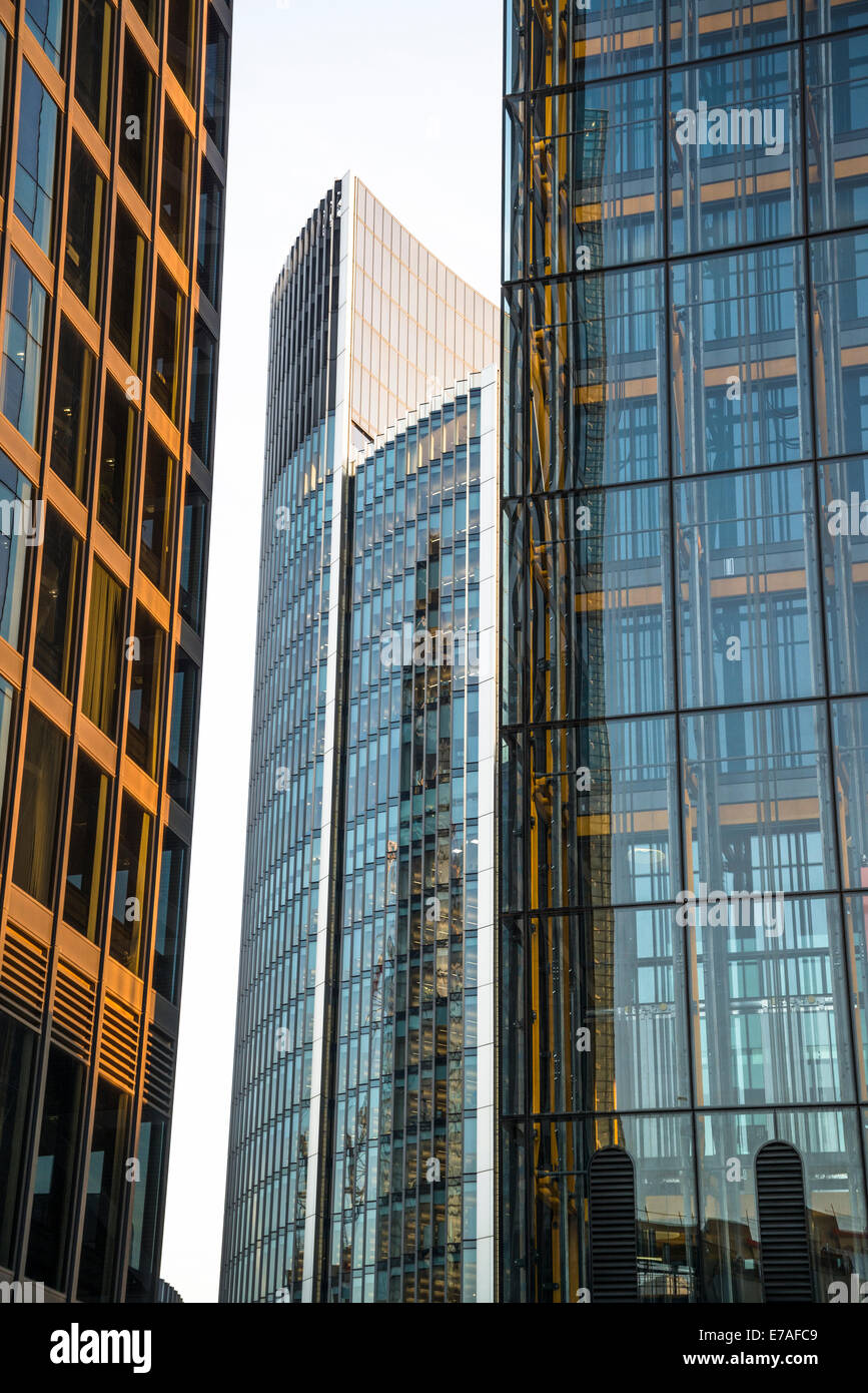 Edificios Corporativos, Square Mile, Ciudad de Londres, Reino Unido Foto de stock