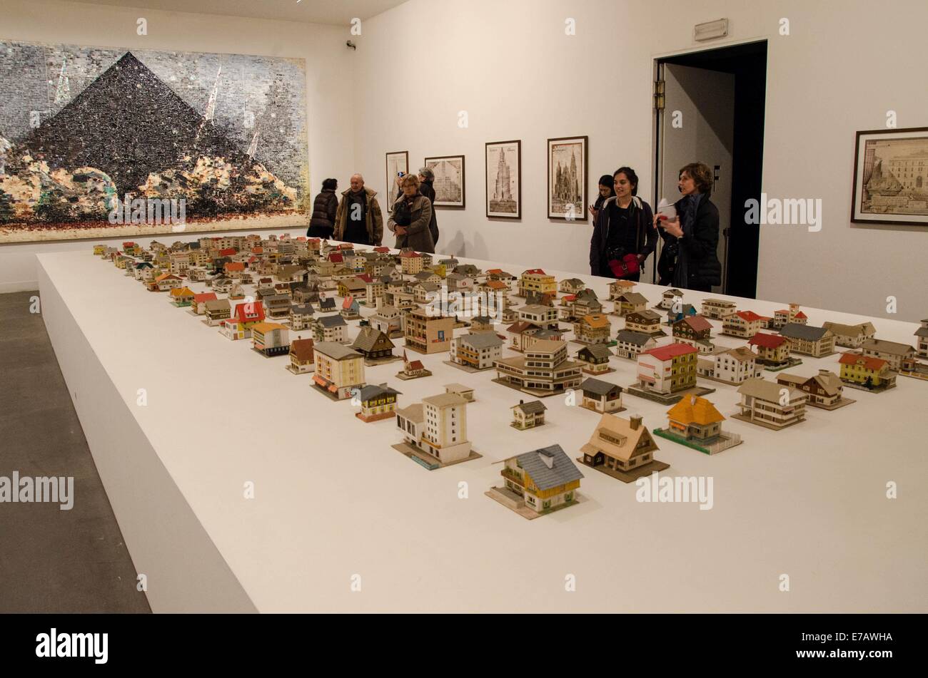 Bienal de Venecia 55a Exposición Internacional de Arte del Palacio enciclopédico en Giardini y en el Arsenale c Foto de stock