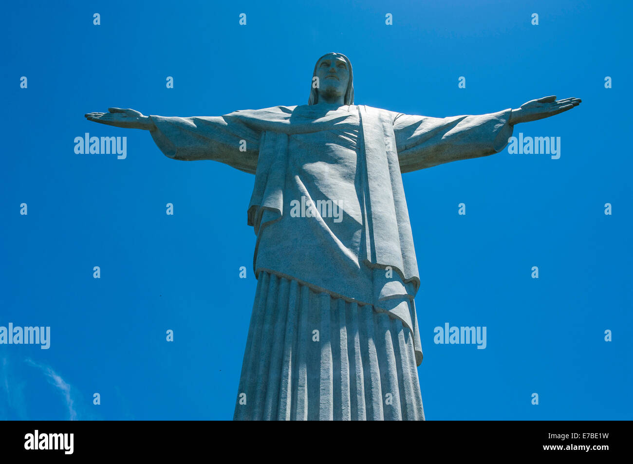 La estatua de Cristo Redentor, Río de Janeiro, Brasil Foto de stock